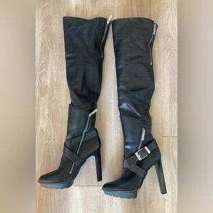 Rachel Zoe knee high zippered booth